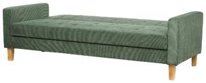Zöld kárpitozott kanapéágy VEHKOO