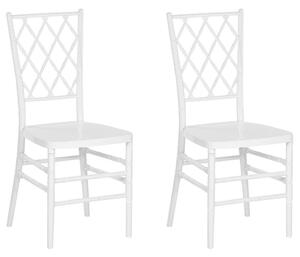 Étkező szék 2 részes készlet Fehér CLARION
