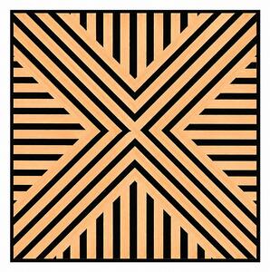 Akusztikus falpanel Deco VII bambusz hatású 60x60x1,8 cm