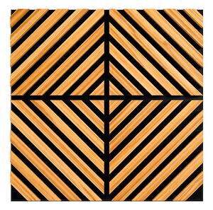 Akusztikus falpanel Deco IX bambusz hatású 60x60x1,8 cm