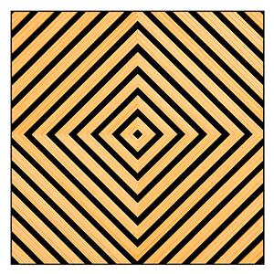 Akusztikus falpanel Deco XI bambusz hatású 60x60x1,8 cm
