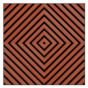 Akusztikus falpanel Deco XI dió hatású 60x60x1,8 cm