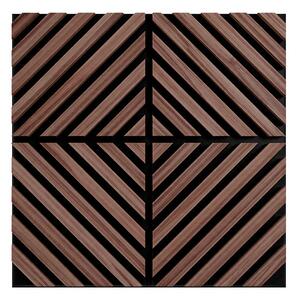 Akusztikus falpanel Deco IX olajos tölgy hatású 60x60x1,8 cm