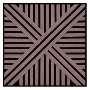 Akusztikus falpanel Deco VI olajos tölgy hatású 60x60x1,8 cm