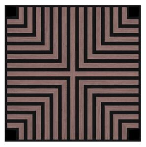 Akusztikus falpanel Deco V olajos tölgy hatású 60x60x1,8 cm