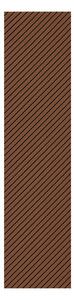 Akusztikus falpanel Deco I dió hatású 260x60x1,8 cm