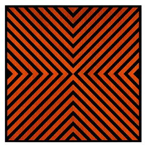 Akusztikus falpanel Deco IV dió hatású 60x60x1,8 cm