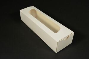 Bejgli doboz süteményes doboz aprósüteményes doboz ablakos fiókos 27x8 cm