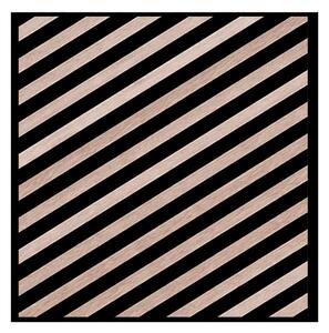 Akusztikus falpanel Deco III olajos tölgy hatású 60x60x1,8 cm