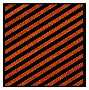 Akusztikus falpanel Deco III dió hatású 60x60x1,8 cm