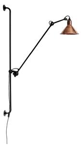 Fali Lámpa Lampe Gras, 214 Round, Fekete, Nappali, Fém, Dizájn