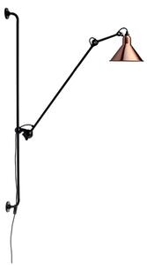 Fali Lámpa Lampe Gras, 214 Round, Fekete, Nappali, Fém, Dizájn