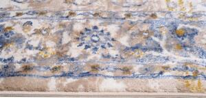 Bézs - kék keleti stílusú BLESA szőnyeg Méret: 80x150 cm