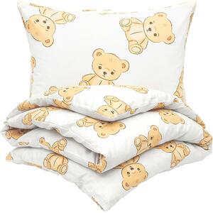 4Home Teddies pamut ágyneműhuzat, 140 x 200 cm, 70 x 90 cm, 140 x 200 cm, 70 x 90 cm