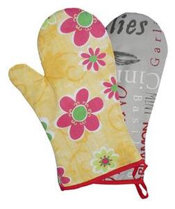 Konyhai kesztyű, hőálló, mintás, 29cm (KHKE171)