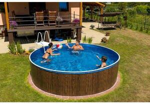 Azuro De Luxe famintás, 3,6 x 1,2 m-es medence, fólia nélkül, szkimmer nyílással