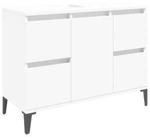 Modern Fehér Fürdőszoba Szekrény - 80x33x60 cm