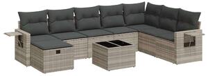 VidaXL Polyrattan Kerti Ülőgarnitúra - 9 részes