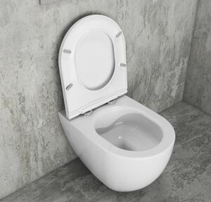 Sapho, INFINITY függő WC csésze, Perem nélküli, 36,5x53cm, fehér, 10NF02001