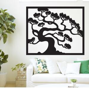 Fából készült kép a falon egy bonsai fa fa rétegelt lemez DRAZSKA