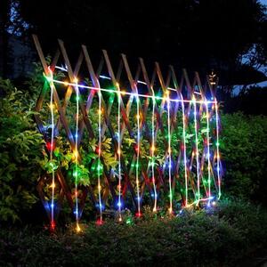Karácsonyi LED fénykábel 12 m színes