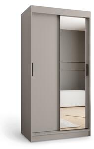 RUBINO T2 ruhásszekrény 100x200x62 - kasmír