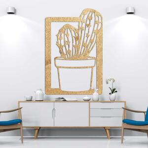 Designer fa falfestmény növényi motívummal - ELIEE