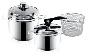 Orion Profi Duo rozsdamentes kukta, 5 l, 3,5 l