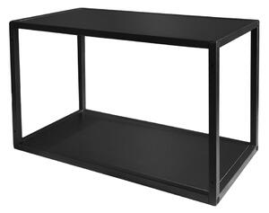 KONDELA Polc, fekete, ARAKA/MENZO/SIBER ONE LOFT 60 G-36