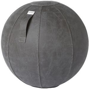 Sötétszürke műbőr ülőgumi / tornabál VLUV BOL VEGA Ø 65 cm