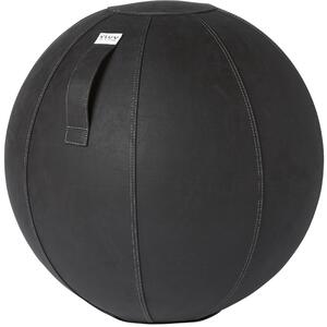Fekete műbőr ülő / gimnasztikai labda VLUV BOL VEGA Ø 65 cm