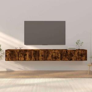 VidaXL Falra Szerelhető TV Szekrény - Füstös Tölgy - 3 db - 100x34,5x40 cm