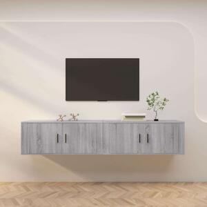 VidaXL Falra Szerelhető TV Szekrény Szett - Sonoma Szürke - 2x100cm