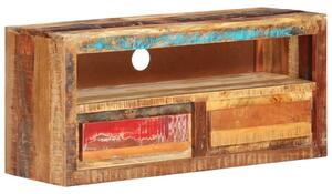 Tömör újrahasznosított fa TV-szekrény 88 x 30 x 40 cm