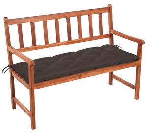 Tömör akácfa kerti pad párnával 120 cm