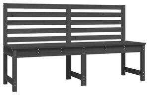Fekete Tömör Fenyőfa Kerti Pad - 157,5 cm