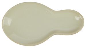 ORGANICS kerámia dekor tányér 18 cm , krém