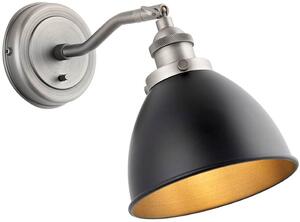 Endon loft fali lámpa franklin fekete antik ón end98751