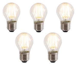 5 darabos E27 3 lépésben dimmelhető LED izzókészlet P45 5W 700 lm 2700K