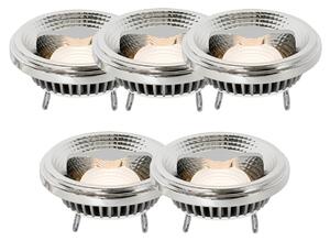 5 db G53 dimmelhető LED izzó AR111 12W 600lm 2700K szett