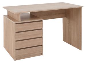 KONDELA Pc asztal, szonoma tölgy, HANY NEW