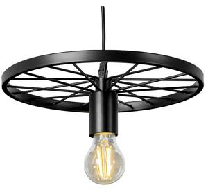 Mennyezeti lámpa APP212-1CP fekete kerék retro loft