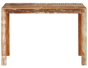 Tömör újrahasznosított fa étkezőasztal 110 x 55 x 76 cm