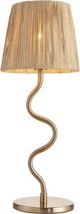 Endon glamour modern asztali lámpa wriggle antik sárgaréz end114225