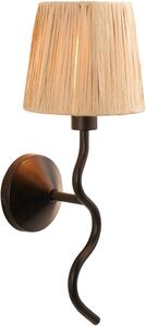 Endon glamour modern fali lámpa wriggle fekete end114226