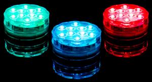LED medencevilágítás 7 cm RGB- színváltós