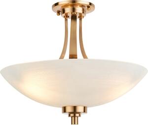 Endon glamour modern mennyezeti lámpa welles antik sárgaréz fehér end112438
