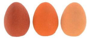 3 db húsvéti dekoráció tojás rusztikus 10,5 cm