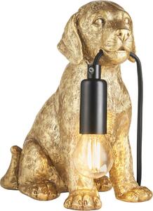 Endon modern asztali lámpa labrador puppy matt fekete arany end107364