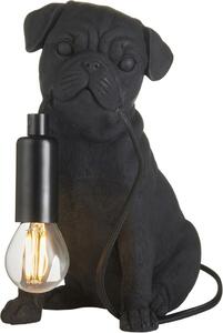Endon modern asztali lámpa pug puppy matt fekete end107325